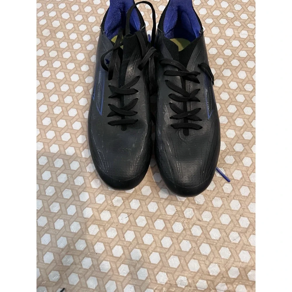 Adidas Soccer‎ Cleats Size 5 Black Blue